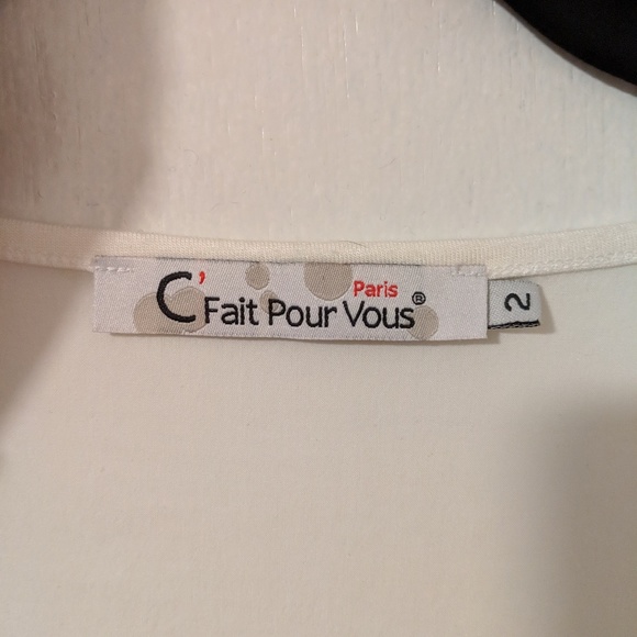 C'Fait Pour Vous Paris Tunic Dress NWOT - Picture 3 of 3